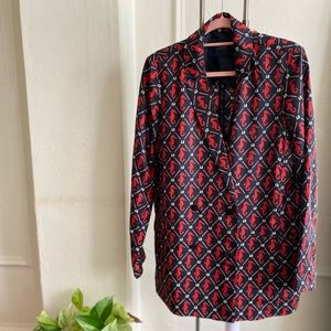 SEAHORSE PRINT BLAZER